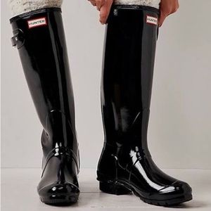 SOLD Hunter Rain Boots - Tall Black